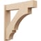 Ekena Millwork 7 1/2-in W x 36-in D x 36-in H Balboa Block Rough Cedar Woodgrain TimberThane Outlooker, Primed Tan OUTUR075X36X36BOA44RCPR - alternate 1
